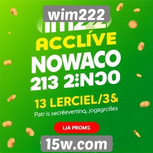 wim222 oferece promoções atraentes para novos jogadores
