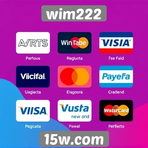 Diversidade de métodos de pagamento no wim222